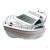 Henglong Mini Tug Boat Black 1:72 230mm RTR - view 3
