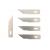 #24 Sharp Angle Deburring Blades for #2 or #5 Handles (5) - view 1
