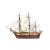 Occre Bounty with Cutaway Hull Section 1:45 Scale Model Ship Kit - view 5