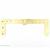 Jib Shroud Rack Brass 74x26x6mm - view 2