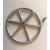 6 Spoke Dished Wheel with PIn 50mm - view 2