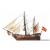Occre La Candelaria Bomb Vessel 1:85 Scale Model Ship Kit - view 2