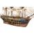 Occre Bounty with Cutaway Hull Section 1:45 Scale Model Ship Kit - view 3
