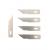 #24 Sharp Angle Deburring Blades for #2 or #5 Handles (5) - view 1