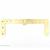Jib Shroud Rack Brass 74x26x6mm - view 2