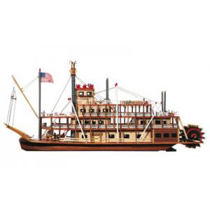 Occre Mississippi Paddle Steamer Wooden Model Boat Kit OC14003 ...