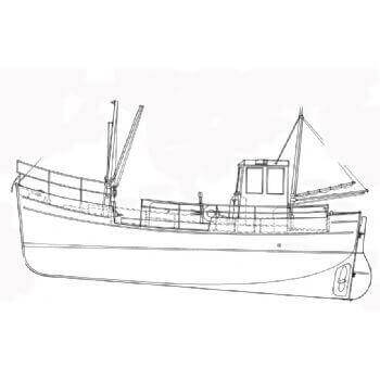 Cormorant Model Boat Hull