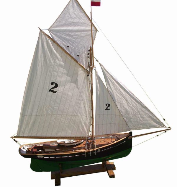 Hilda 2 Bristol Channel Pilot Cutter Model Boat Hull with Plan