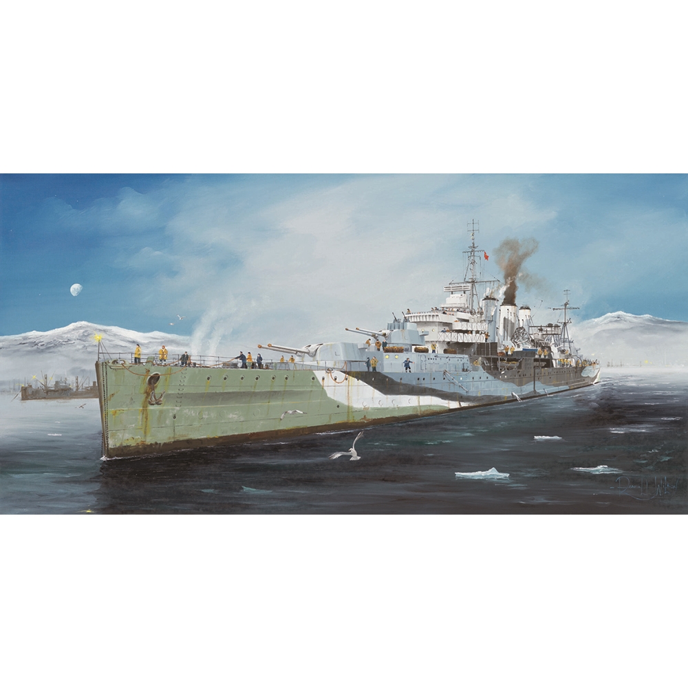 Trumpeter HMS Kent 1942 1:350 Scale