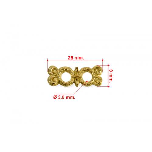 Cast Brass Ornament 25mm