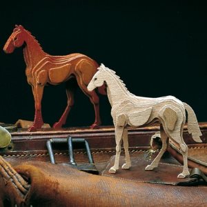 Amati Young Horse Woodline Model Kit