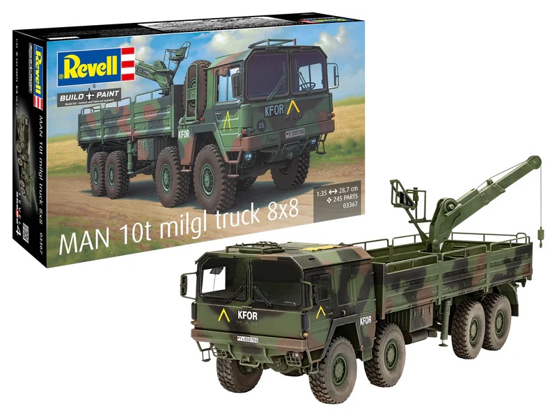 Revell MAN 10t milgl 8x8 Truck 1:35 Scale