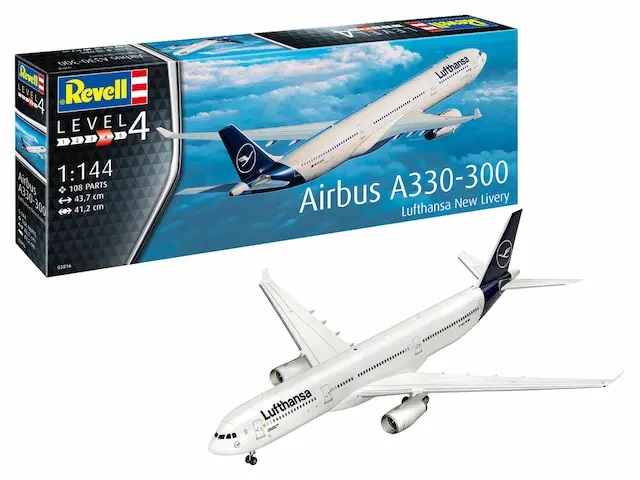 Revell Airbus A330-300 Lufthansa New Livery 1:144 Scale