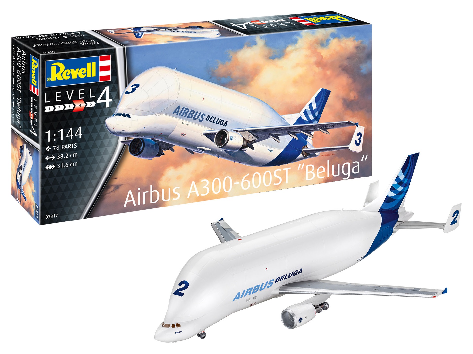 Revell Airbus A300-600ST Beluga 1:144 Scale