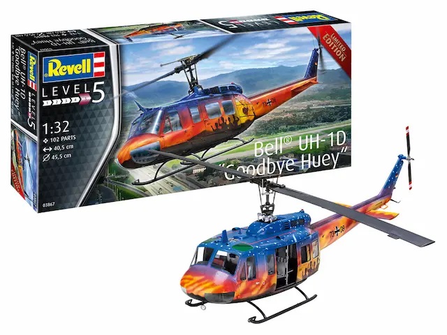 Revell Bell UH-1D Goodbye Huey 1:32 Scale
