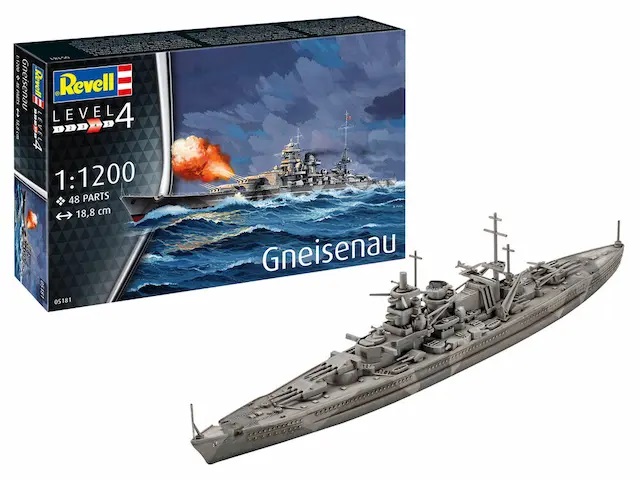 Revell Battleship Gneisenau 1:1200 Scale