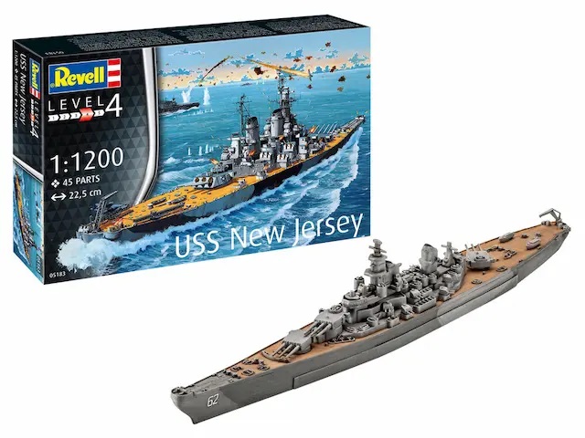 Revell Battleship USS New Jersey 1:1200 Scale