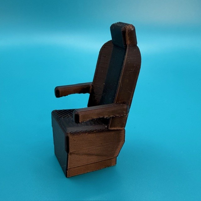 Captains Seat Black 84 x 46.4 x 44mm