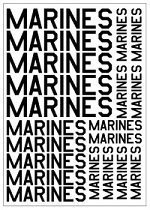 BECC Marines Text White