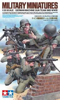 Tamiya German MG Team Mid-WWII 1:35 Scale