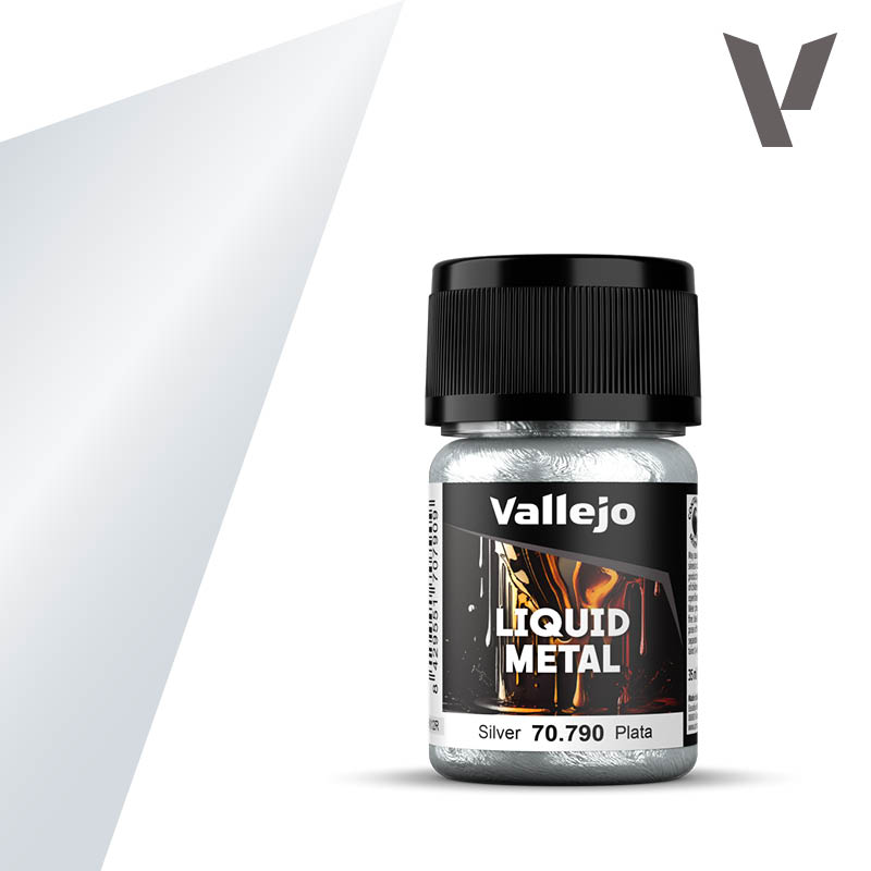 Vallejo Liquid Silver 35ml (Alcohol Based)