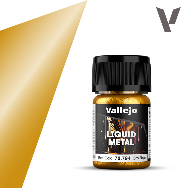 Vallejo Liquid Red Gold 35ml (Alcohol Based)