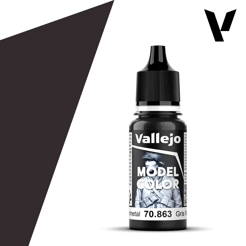 Vallejo Model Color Gunmetal Grey 18ml