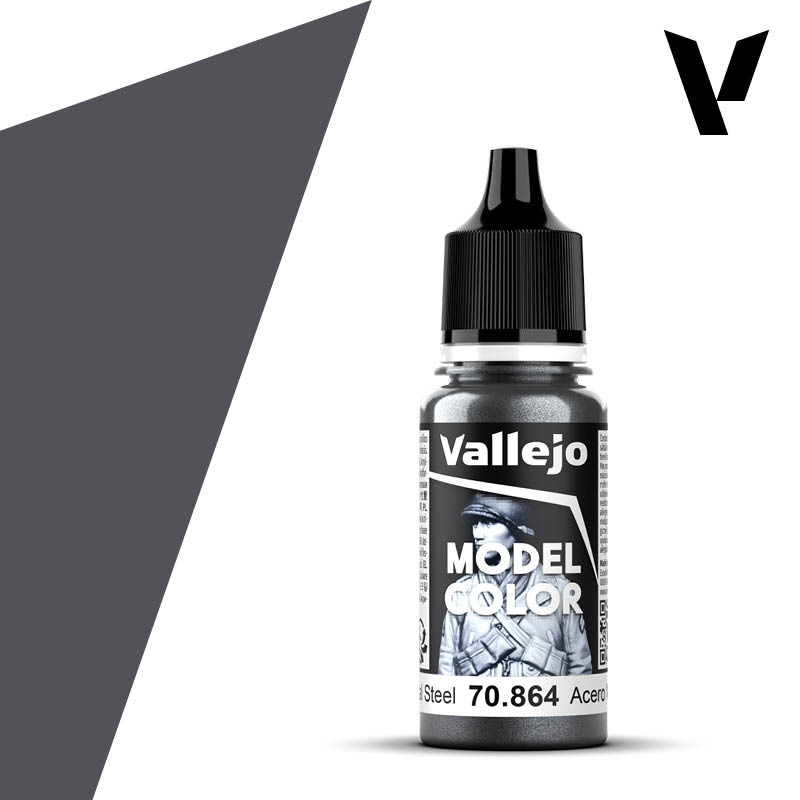 Vallejo Model Color Natural Steel 17ml