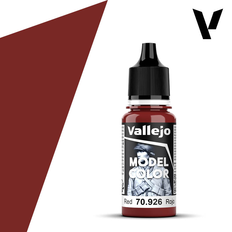 Vallejo Model Color Acrylic Red 18ml 70926 | Cornwall Model Boats