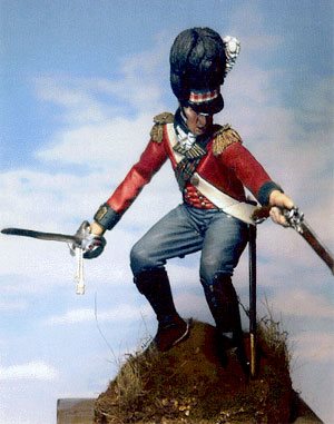 79th Foot Cameron Highlander Officer - Corunna 1802