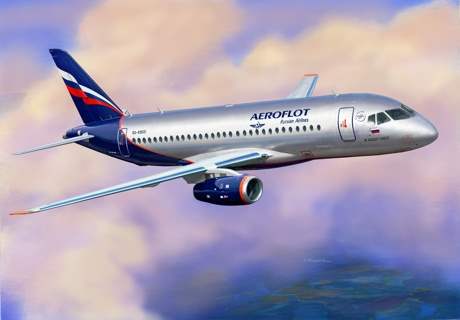 Zvesda Sukhoi Superjet 100 1:144 Scale