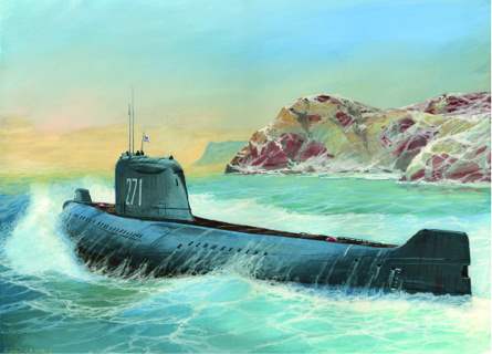 Zvesda K19 Soviet Hotel Class Submarine 1:350 Scale